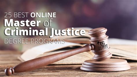 Online criminal justice degrees